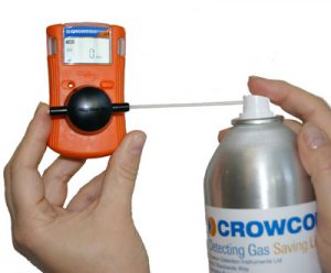 Immagine del gas del bump test di Crowcon