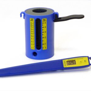 Flowmate II Durchflussbecher + Thermometer